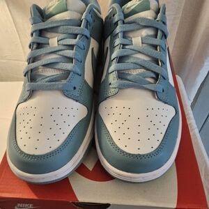 Nike Kids Blue and White Sneakers